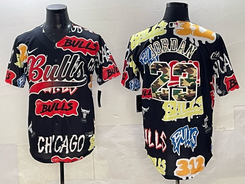 Chicago Bulls nba Bulls Special Edition Style 3 Basketball Jersey basketball jersey product view 1