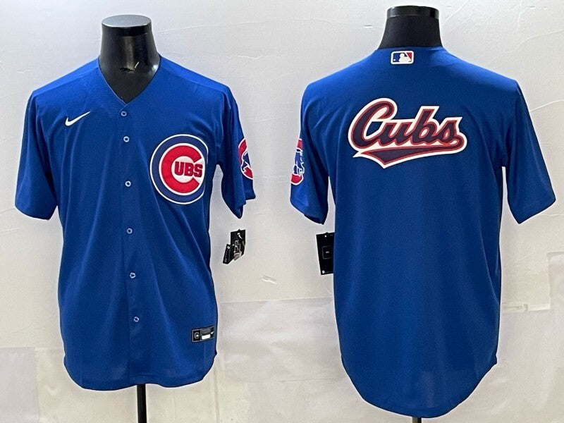 Chicago Cubs Cubs Adult Style 5 Baseball Jersey baseball jersey product view 1