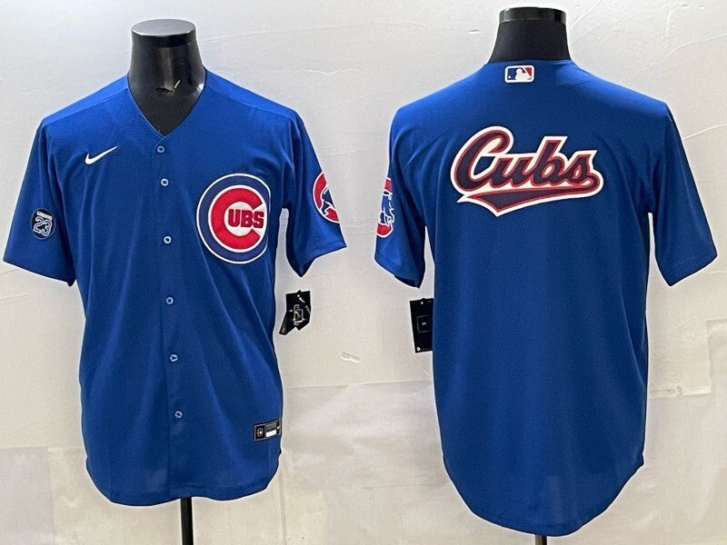 Chicago Cubs Cubs Adult Style 6 Baseball Jersey baseball jersey product view 1