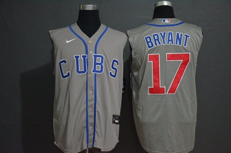 Chicago Cubs #17 Kris Bryant Style 1 Baseball Jersey baseball jersey product view 1