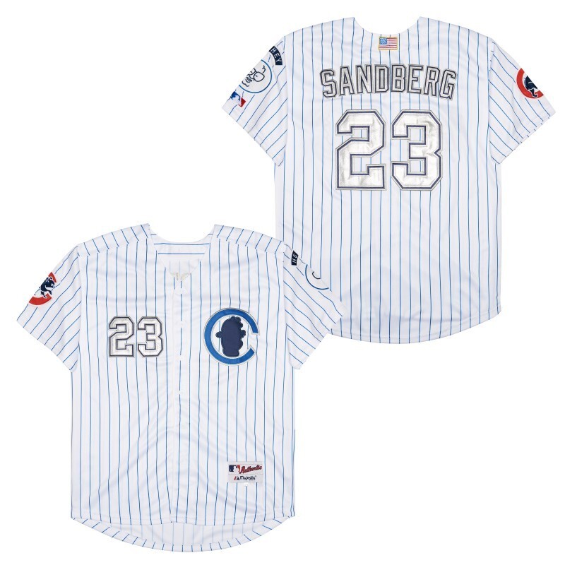 Chicago Cubs #23 Ryne Sandberg Style 3 Baseball Jersey baseball jersey product view 1