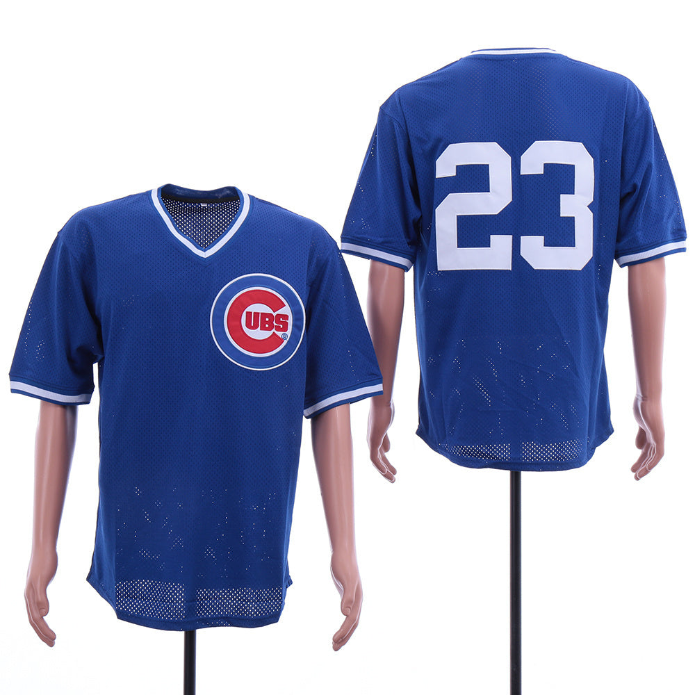 Chicago Cubs #23 Ryne Sandberg Style 4 Baseball Jersey baseball jersey product view 1