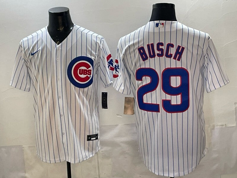 Chicago Cubs #29 Michael Busch Cubs Adult Baseball Jersey baseball jersey product view 1