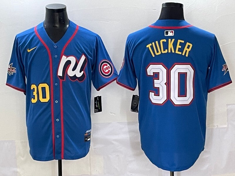Chicago Cubs #30 Kyle Tucker Cubs 25 All-Star Style 1 Baseball Jersey baseball jersey product view 1