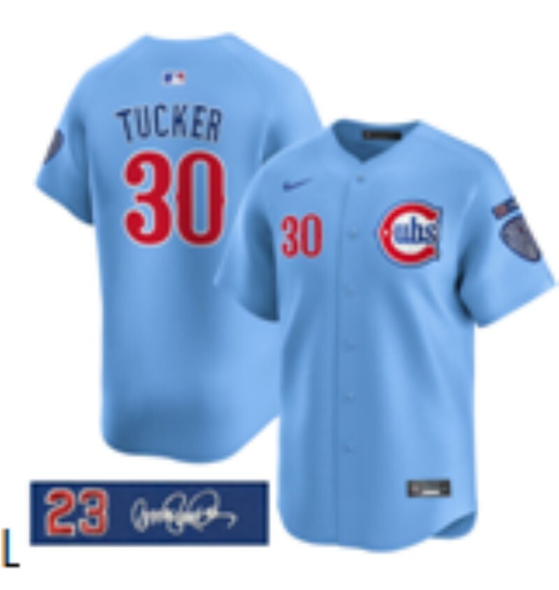 Chicago Cubs #30 Kyle Tucker Cubs Retro Adult Baseball Jersey baseball jersey product view 1