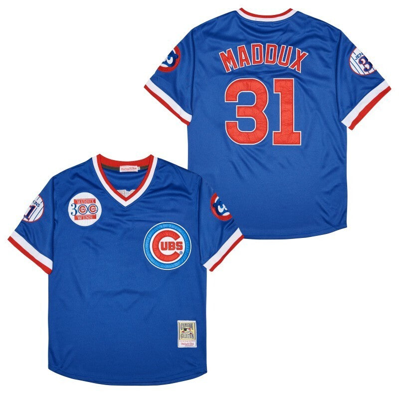 Chicago Cubs #31 Greg Maddux Style 3 Baseball Jersey baseball jersey product view 1
