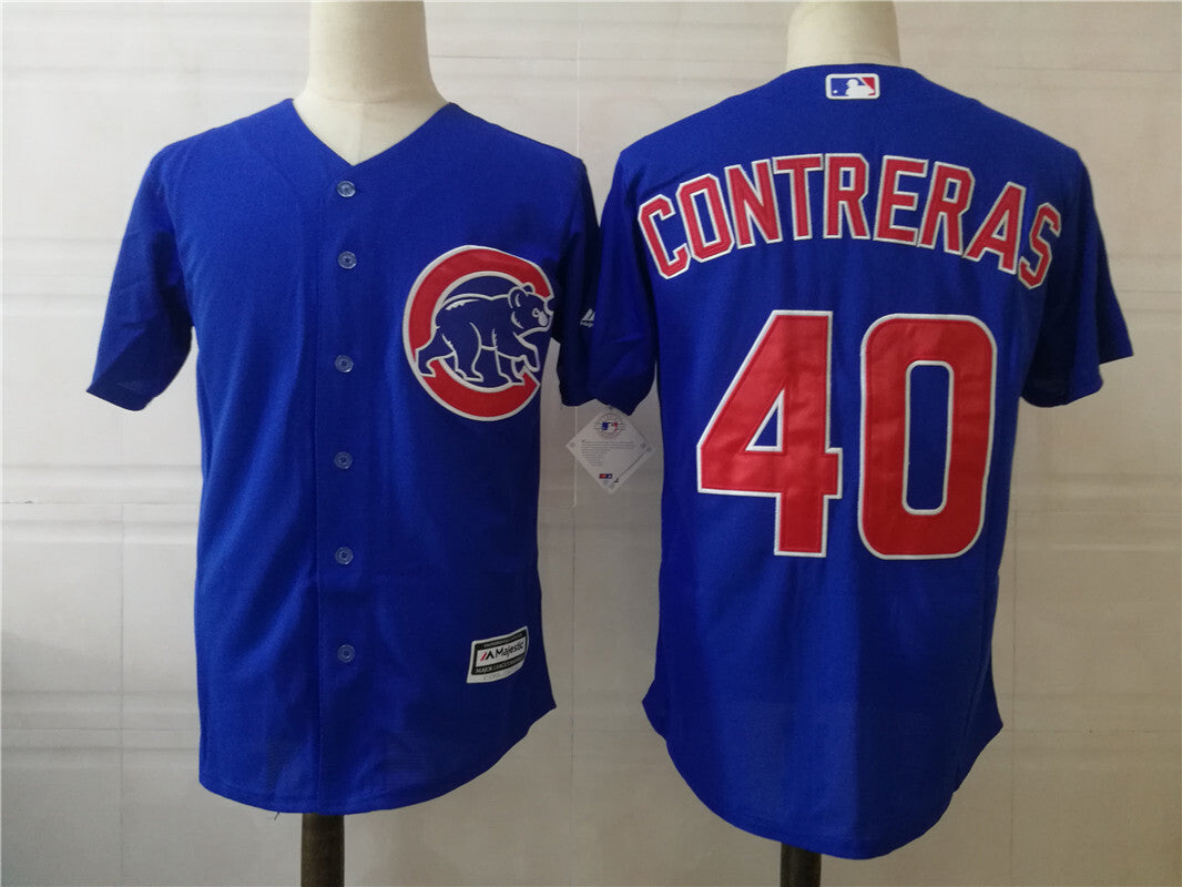 Chicago Cubs #40 Baseball Jersey baseball jersey product view 1