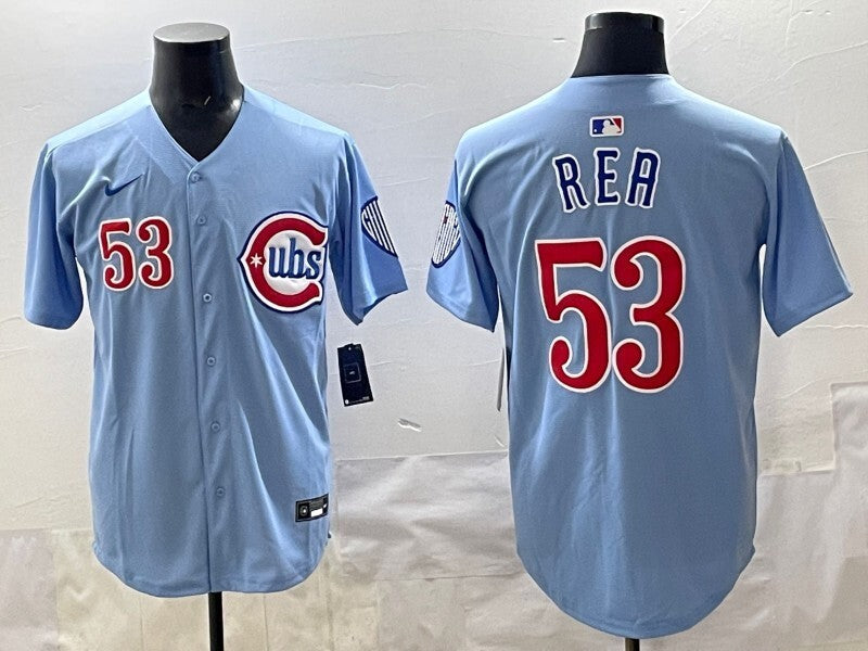 Chicago Cubs #53 Colin Rea Cubs Retro Adult Baseball Jersey baseball jersey product view 1