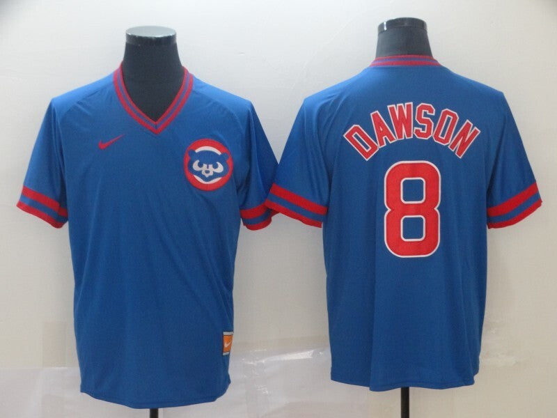 Chicago Cubs #8 Andre Dawson Baseball Jersey baseball jersey product view 1
