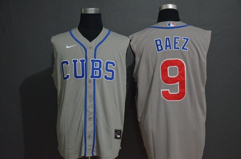 Chicago Cubs #9 Javier Baez Style 1 Baseball Jersey baseball jersey product view 1