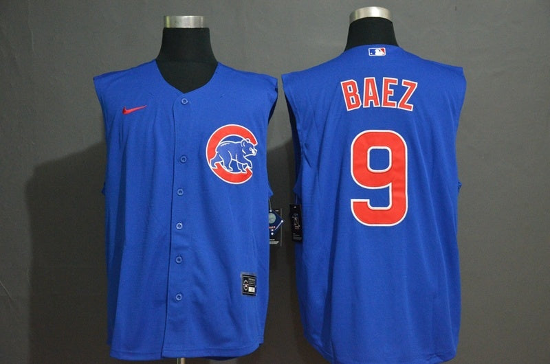 Chicago Cubs #9 Javier Baez Style 3 Baseball Jersey baseball jersey product view 1