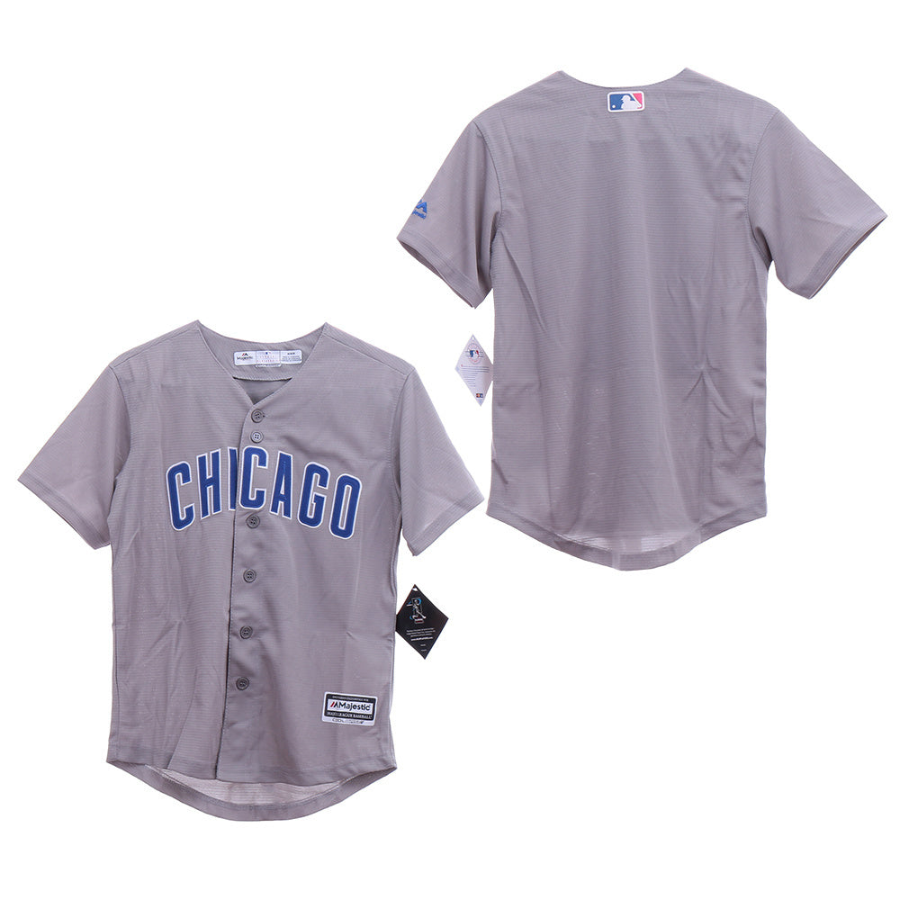 Chicago Cubs blank Baseball Jersey baseball jersey product view 1