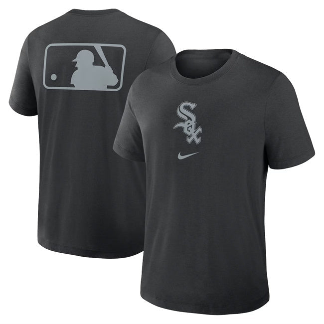 Chicago White Sox Black Early Work Tri-Blend Dri-FIT T-Shirt Baseball Jersey baseball jersey product view 1
