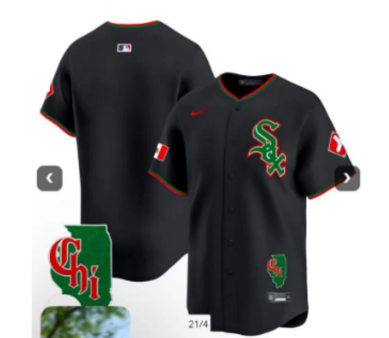 Chicago White Sox White Sox 7 Edition Baseball Jersey baseball jersey product view 1