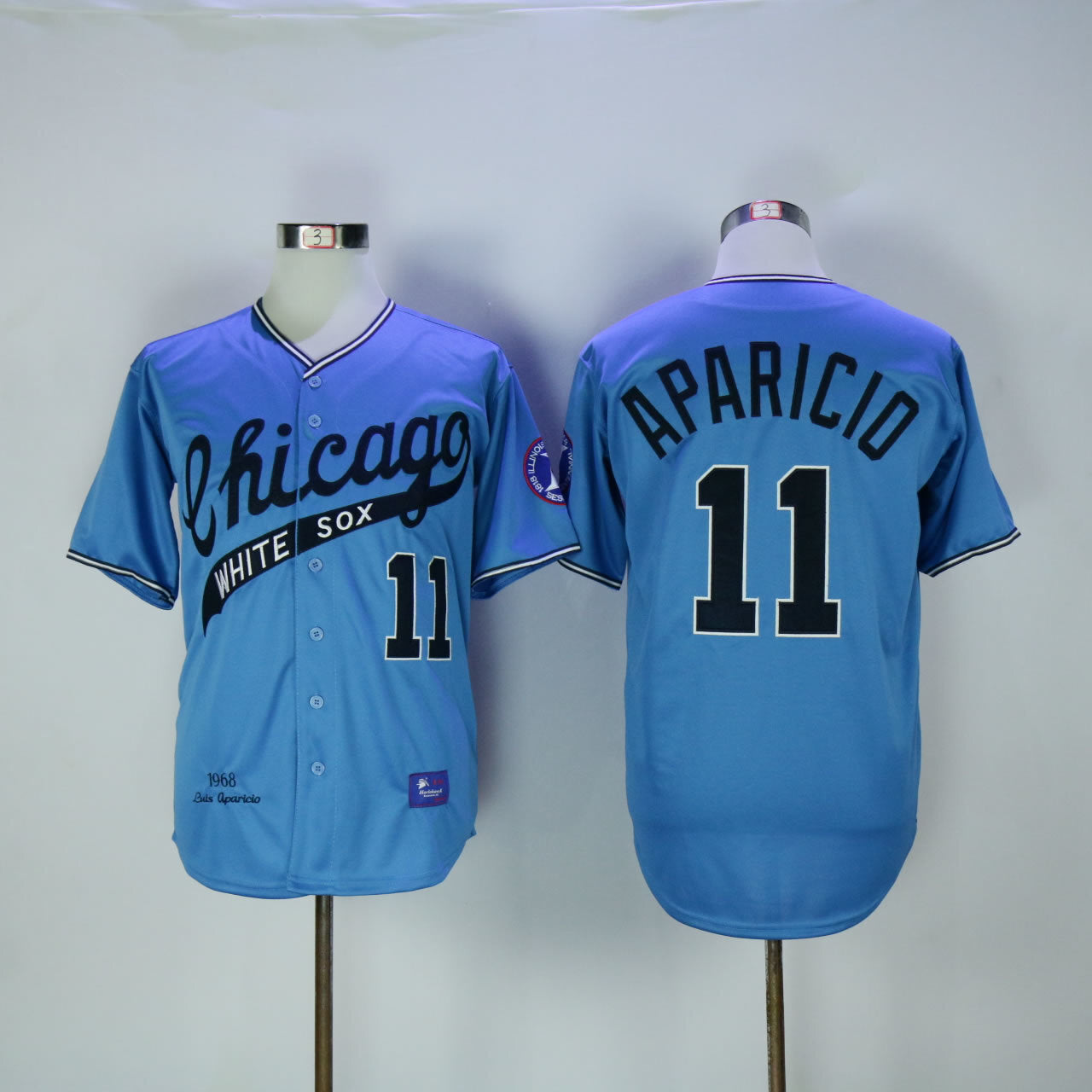 Chicago White Sox #11 White Sox 11 Blue Retro Baseball Jersey baseball jersey product view 1