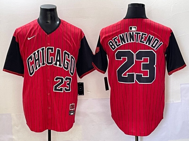 Chicago White Sox #23 Andrew Benintendi White Sox Collaboration Style 1 Baseball Jersey baseball jersey product view 1