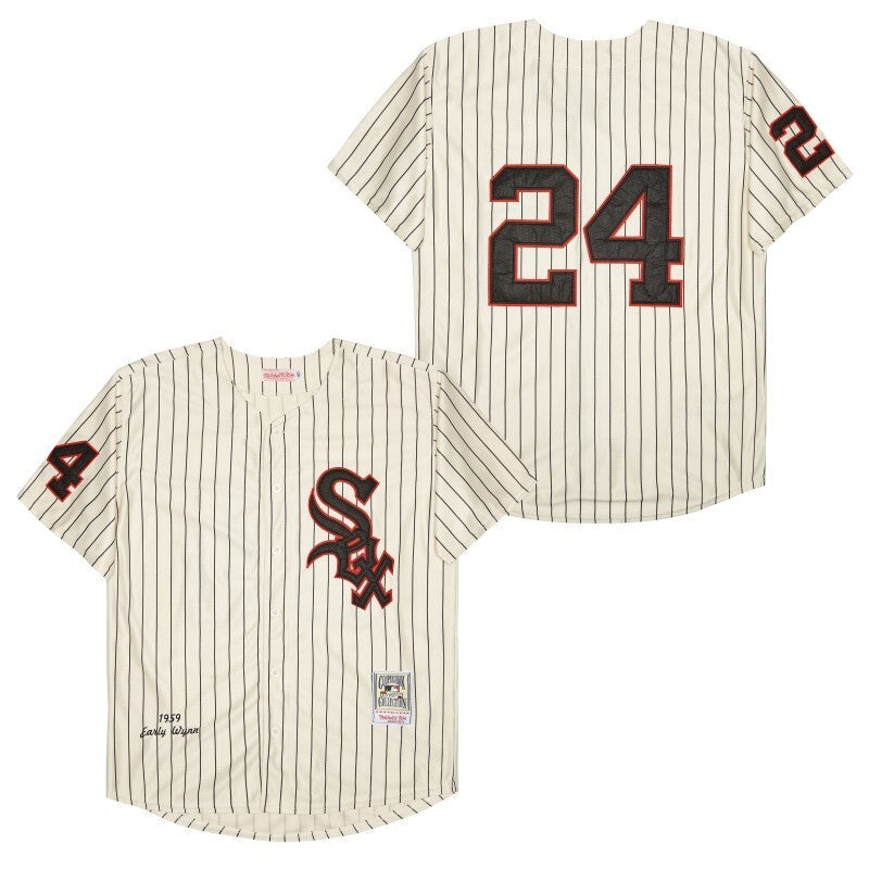 Chicago White Sox #24 WYNN Style 3 Baseball Jersey baseball jersey product view 1