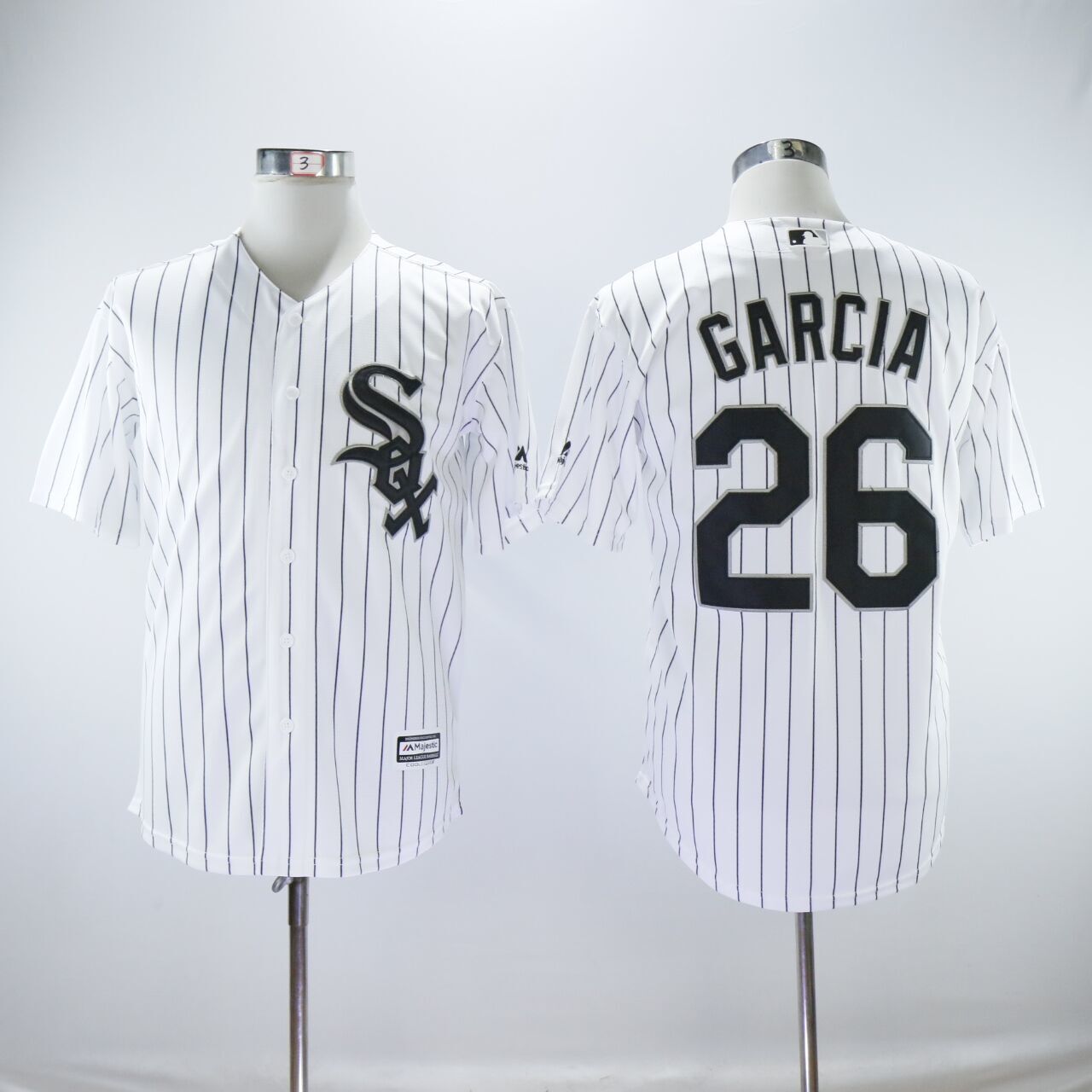 Chicago White Sox #26 Avisail Garcia White Sox 26 White Fan Baseball Jersey baseball jersey product view 1