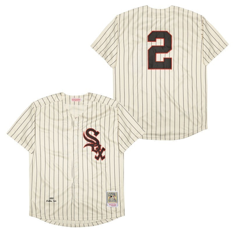 Chicago White Sox #2 Nellie Fox Style 3 Baseball Jersey baseball jersey product view 1