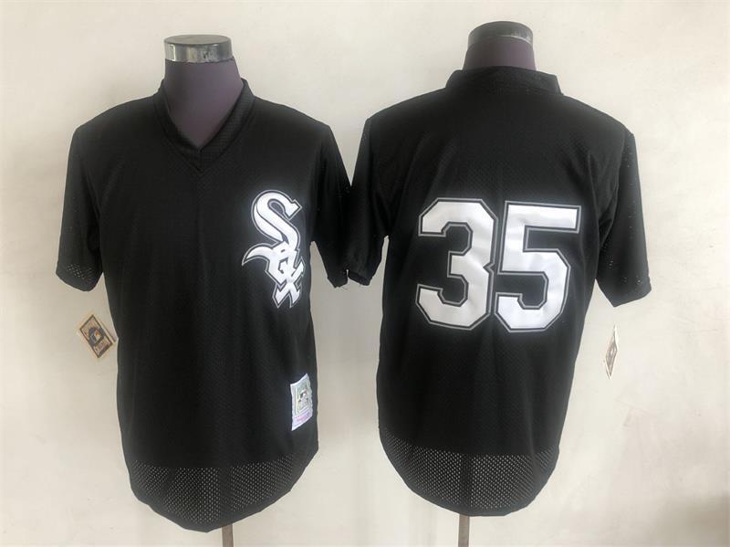 Chicago White Sox #35 Frank Thomas Style 1 Baseball Jersey baseball jersey product view 1