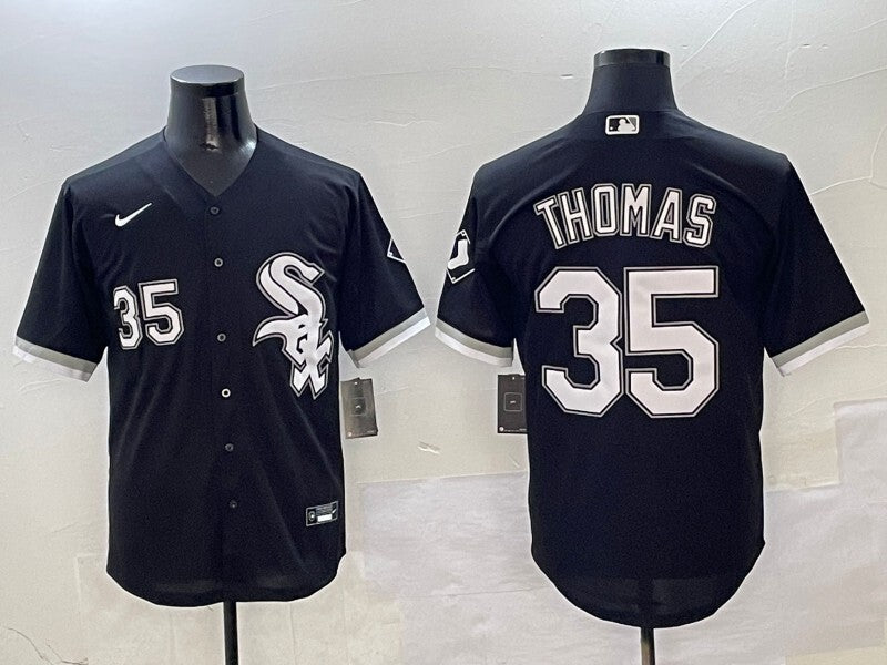 Chicago White Sox #35 Frank Thomas White Sox Adult Style 3 Baseball Jersey baseball jersey product view 1