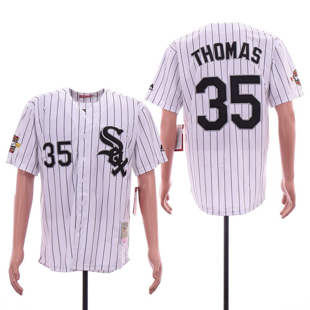 Chicago White Sox #35 Style 4 Baseball Jersey baseball jersey product view 1