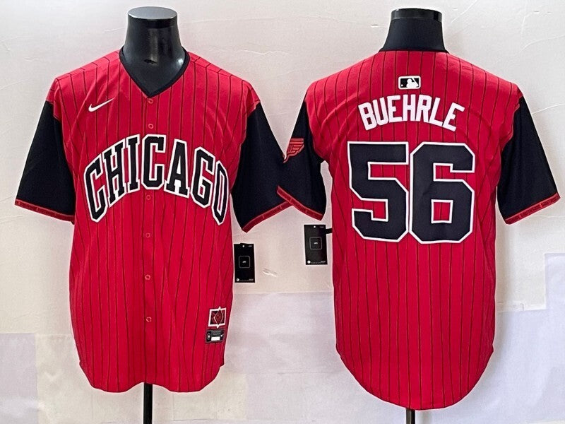 Chicago White Sox #56 Buehrle White Sox Collaboration Style 3 Baseball Jersey baseball jersey product view 1