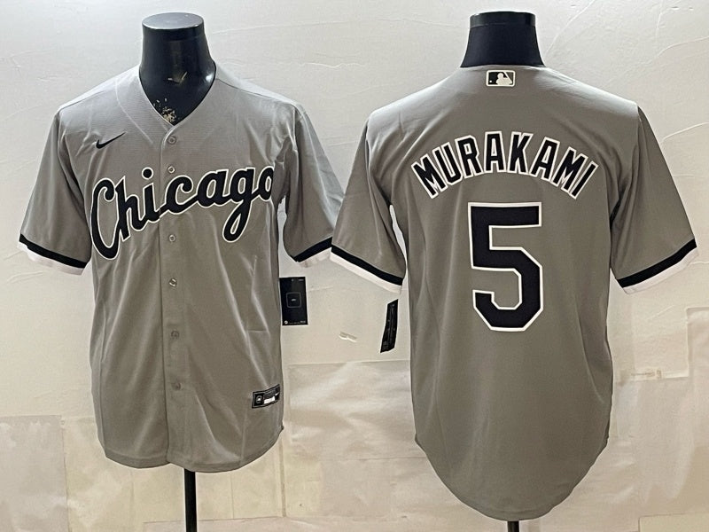 Chicago White Sox #5 Munetaka Murakami White Sox Adult Baseball Jersey baseball jersey product view 1