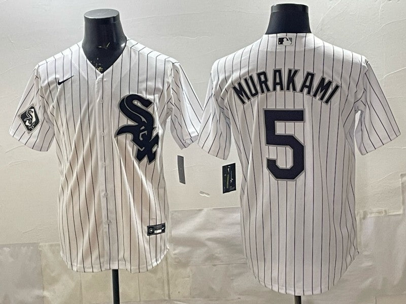 Chicago White Sox #5 Munetaka Murakami White Sox Adult Style 1 Baseball Jersey baseball jersey product view 1