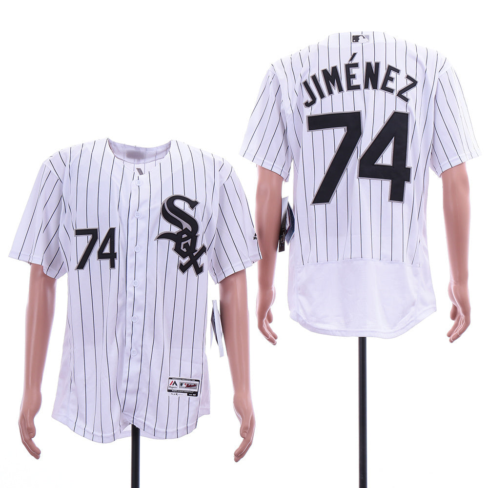 Chicago White Sox #74 Eloy Jimenez White Sox 74 White Elite Baseball Jersey baseball jersey product view 1