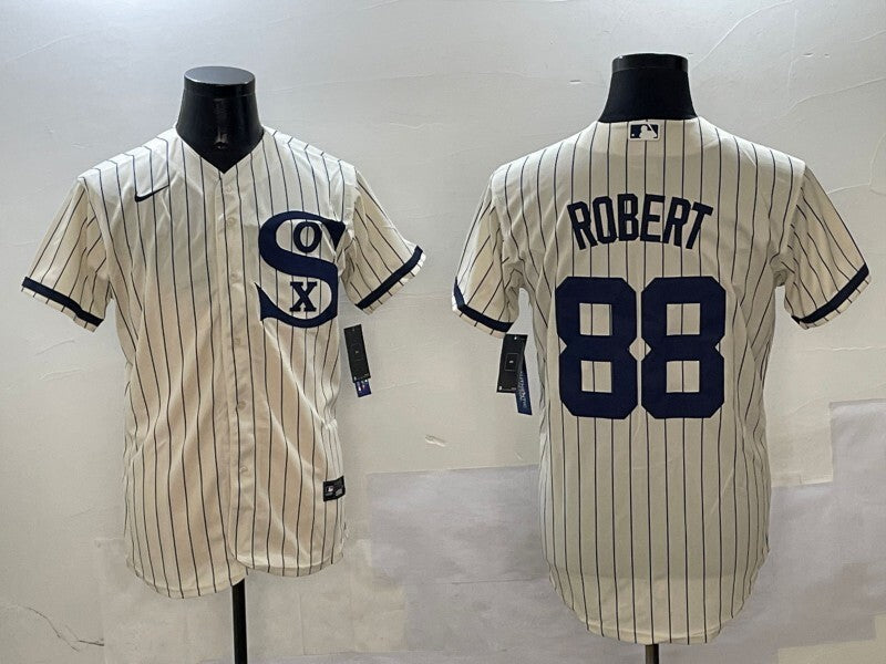 Chicago White Sox #88 Luis Robert White Sox Dream Team Adult Baseball Jersey baseball jersey product view 1