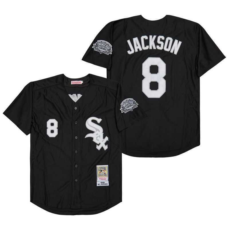 Chicago White Sox #8 Bo Jackson Style 7 Baseball Jersey baseball jersey product view 1