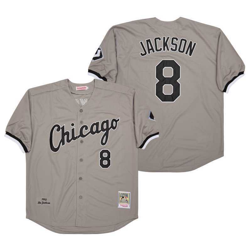 Chicago White Sox #8 Bo Jackson Style 8 Baseball Jersey baseball jersey product view 1