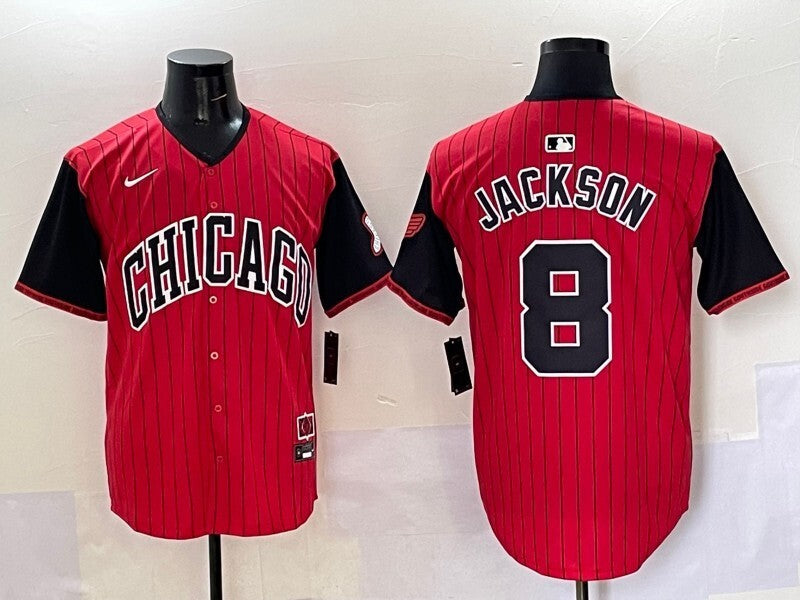 Chicago White Sox #8 Bo Jackson White Sox Collaboration Style 2 Baseball Jersey baseball jersey product view 1
