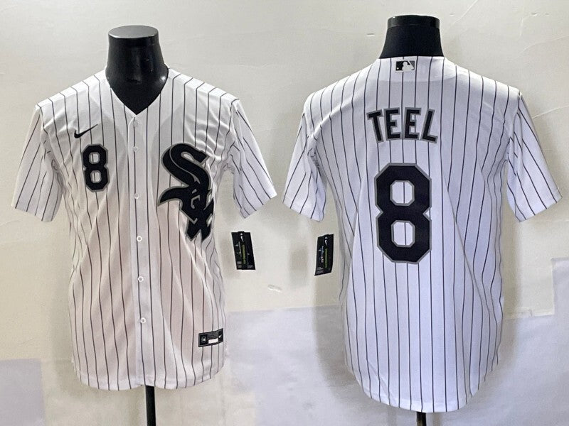 Chicago White Sox #8 Kyle Teel White Sox Adult Style 1 Baseball Jersey baseball jersey product view 1