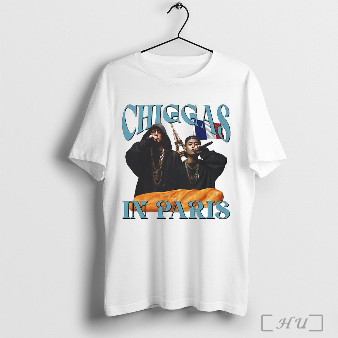 Chiggas In Paris T Shirt Unisex T-shirt, Sweatshirt, Hoodie, Long Sleeve Tee - T-Shirt, Sweatshirt, Hoodie