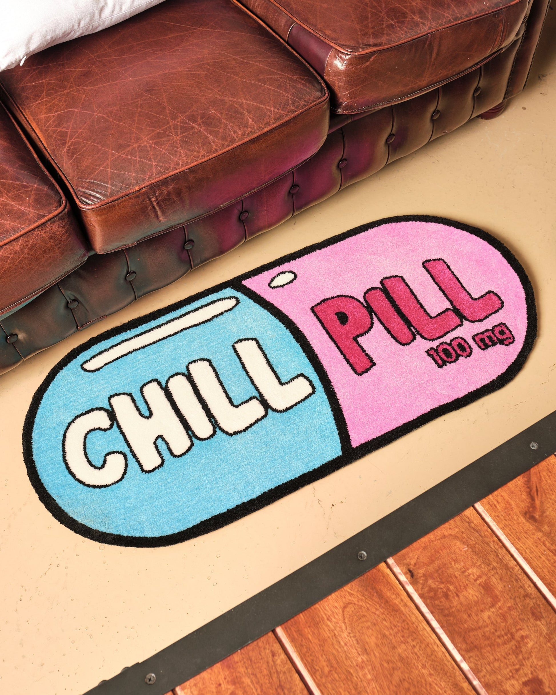Chill Pill Rug Unisex T-shirt, Sweatshirt, Hoodie, Long Sleeve Tee - T-Shirt, Sweatshirt, Hoodie