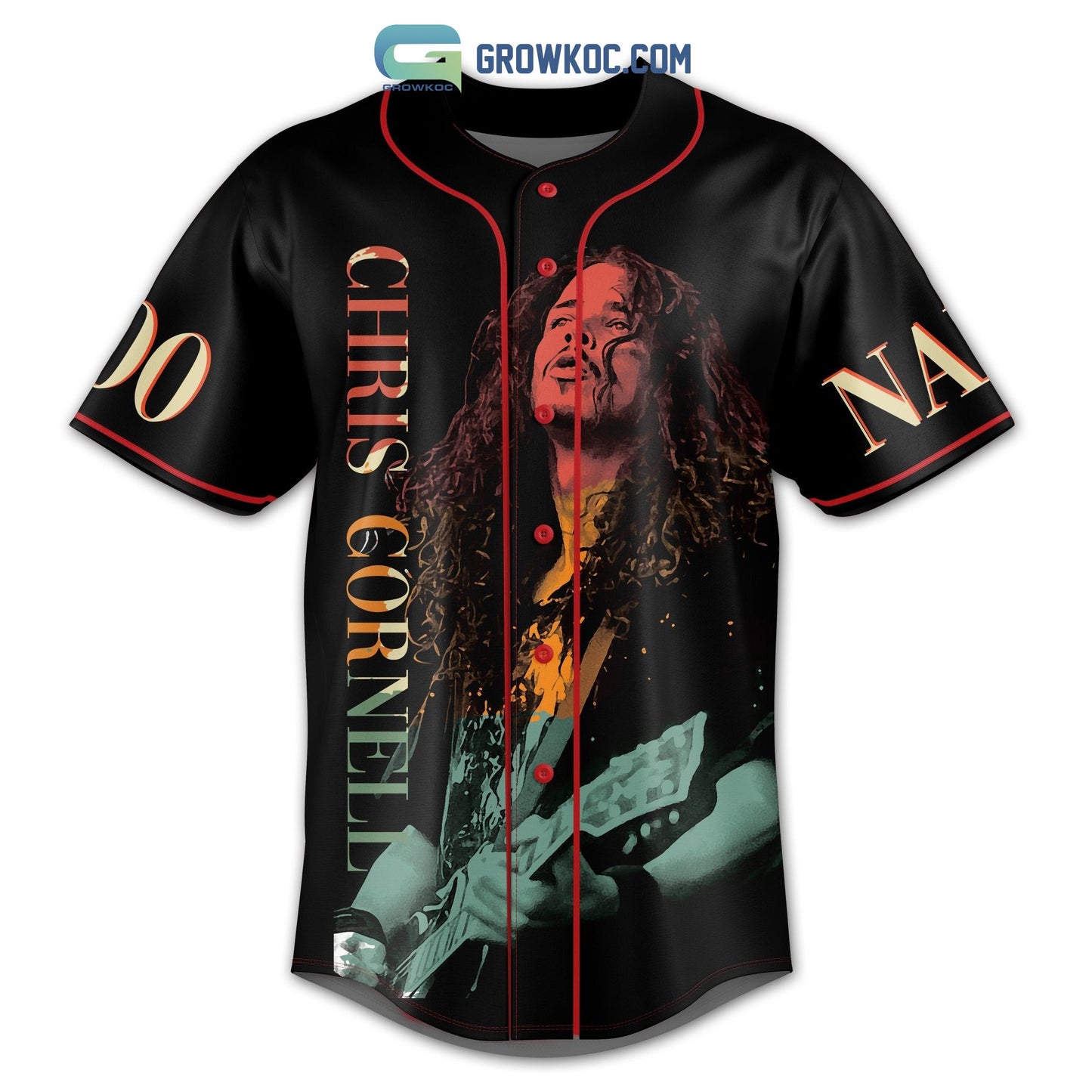 Chris Gornell Be Yourself Is All That You Can Do Personalized Baseball Jersey baseball jersey product view 2