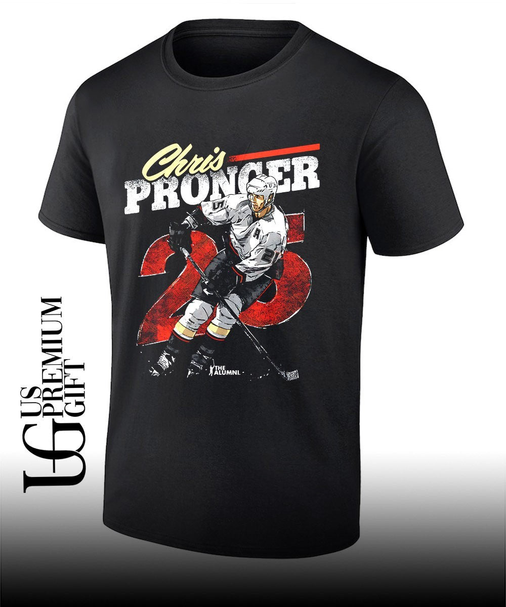 Chris Pronger 25 player Anaheim Ducks hockey signature shirt Unisex T-shirt, Sweatshirt, Hoodie, Long Sleeve Tee - T-Shirt, Sweatshirt, Hoodie