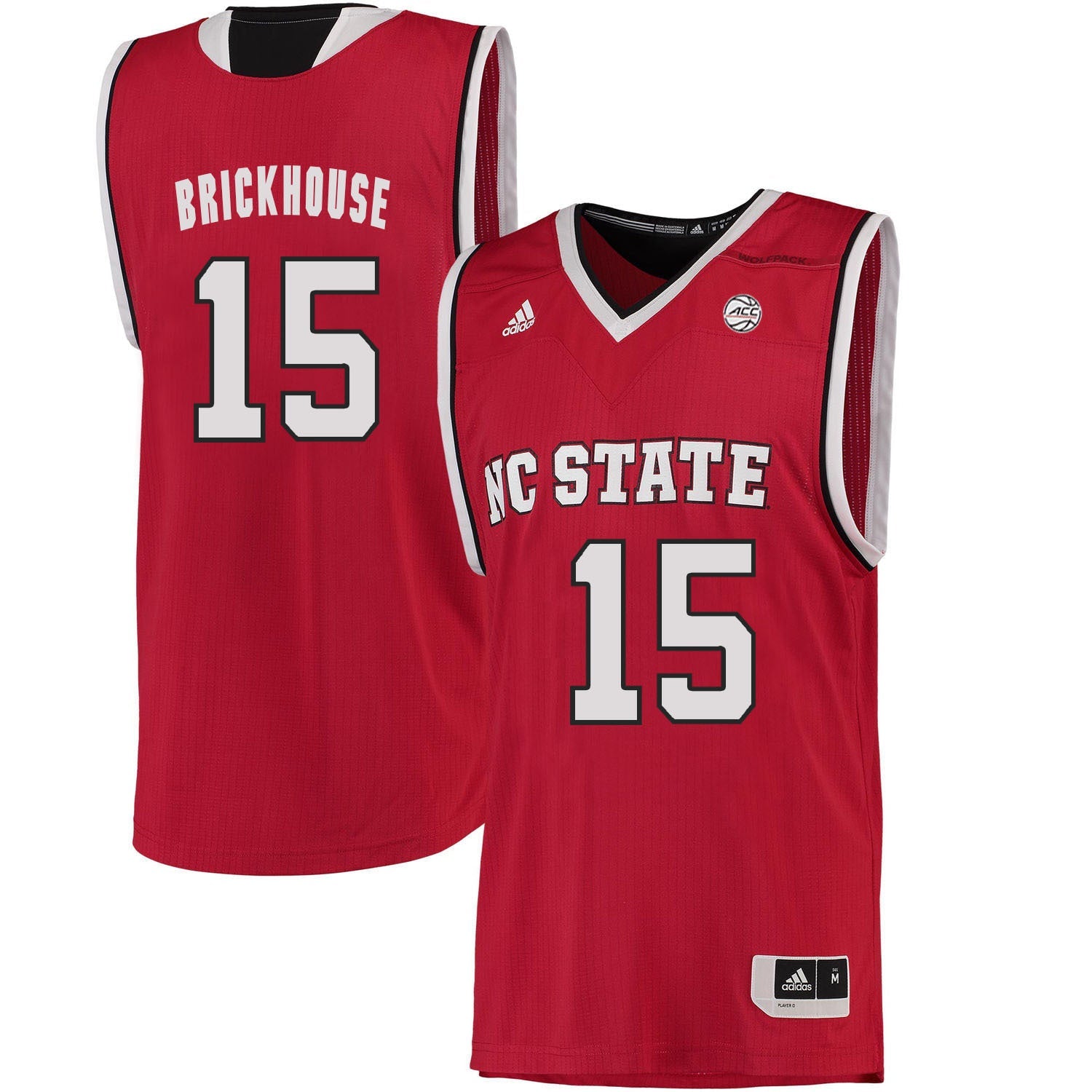 Chris Brickhouse 15 Red College Football Jersey football jersey product view 1