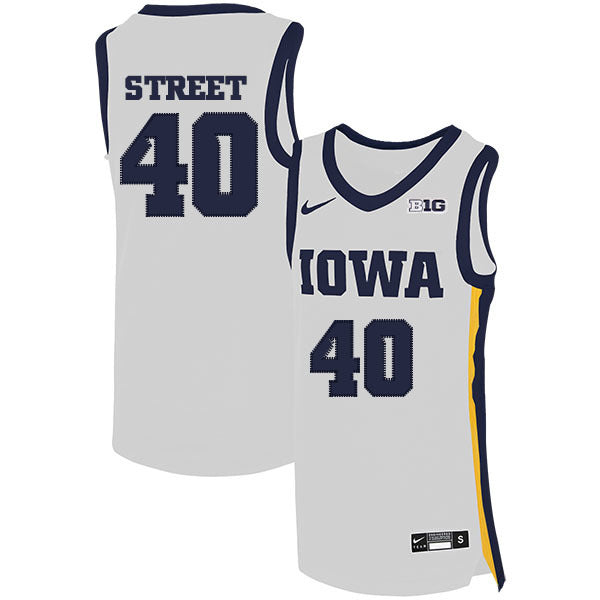 Chris Street 40 White College Football Jersey football jersey product view 1