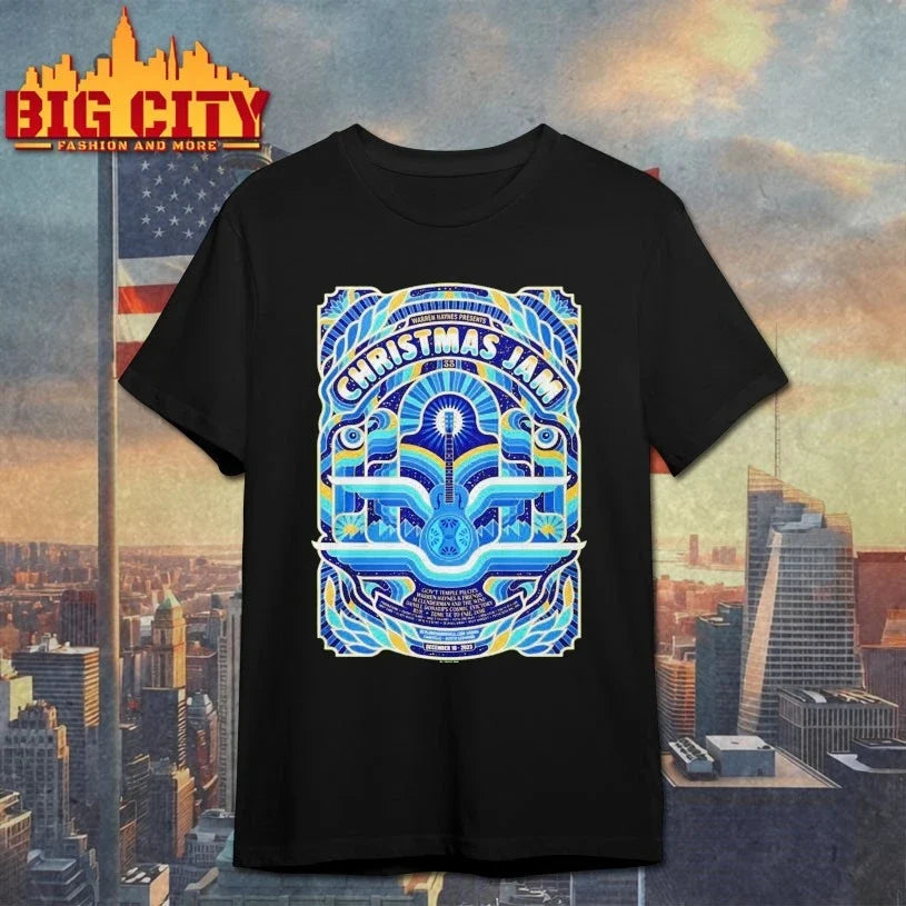 Christmas Jam Asheville 25 Gallen Dec 13Rd 2025 North Carolina Poster shirt Unisex T-shirt, Sweatshirt, Hoodie, Long Sleeve Tee - T-Shirt, Sweatshirt, Hoodie