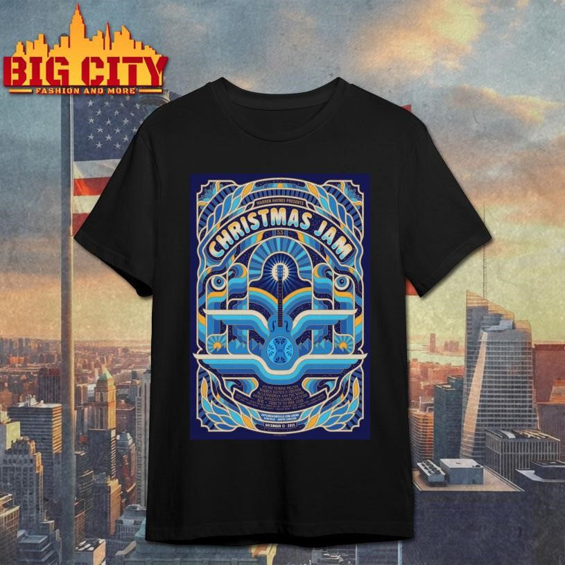 Christmas Jam Dec 13 2025 ExploreAsheville.com Arena Asheville NC Poster Shirt Unisex T-shirt, Sweatshirt, Hoodie, Long Sleeve Tee - T-Shirt, Sweatshirt, Hoodie