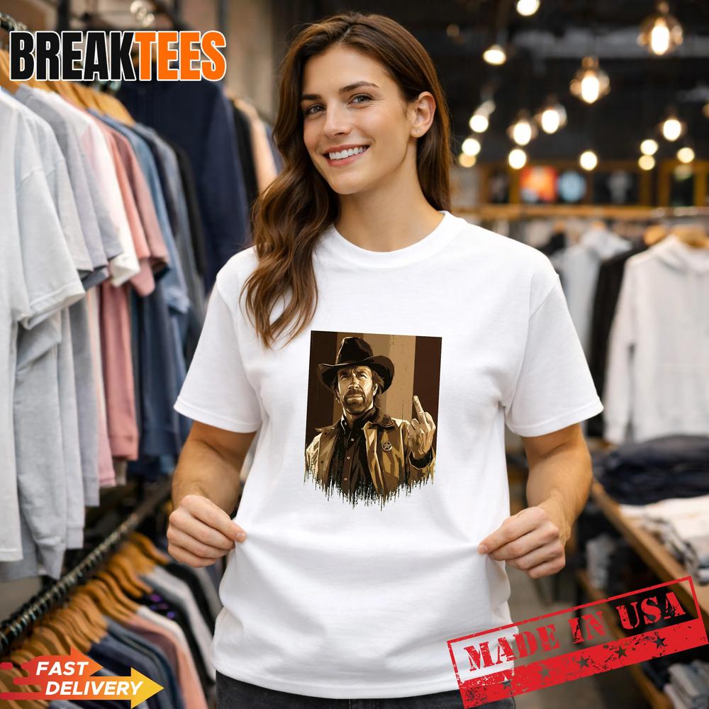 Chuck Norris Badass Cowboy Vintage Graphic Legendary Fan T-Shirt Unisex T-shirt, Sweatshirt, Hoodie, Long Sleeve Tee - T-Shirt, Sweatshirt, Hoodie