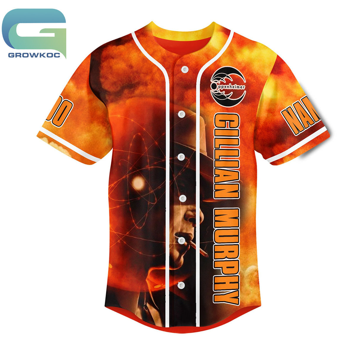 Cillian Murphy Oppenheimer I Am Become Death Personalized Baseball Jersey baseball jersey product view 3