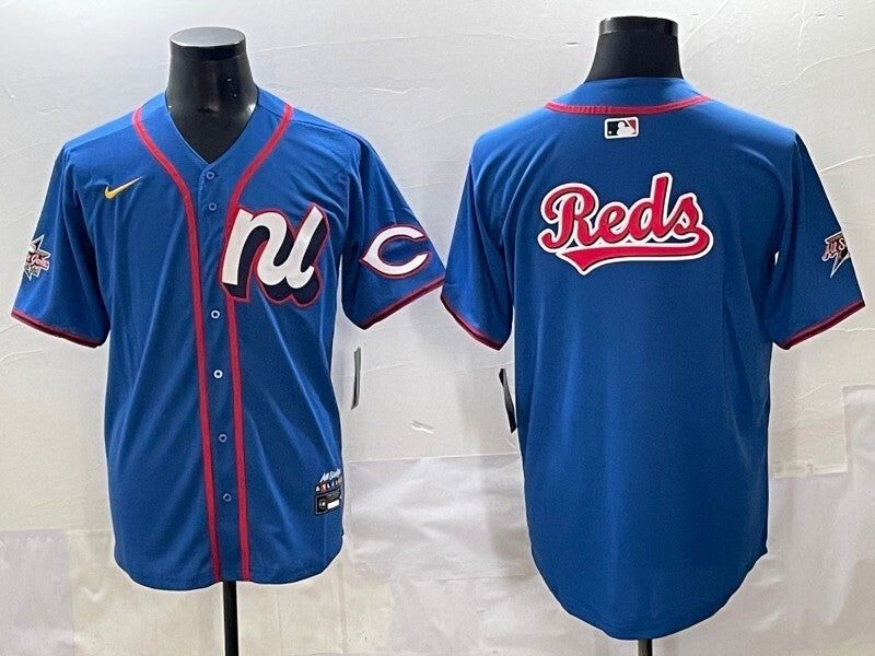 Cincinnati Reds Reds 25 All-Star Style 2 Baseball Jersey baseball jersey product view 1