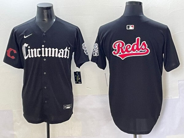 Cincinnati Reds Reds 5 Collaboration Style 1 Baseball Jersey baseball jersey product view 1