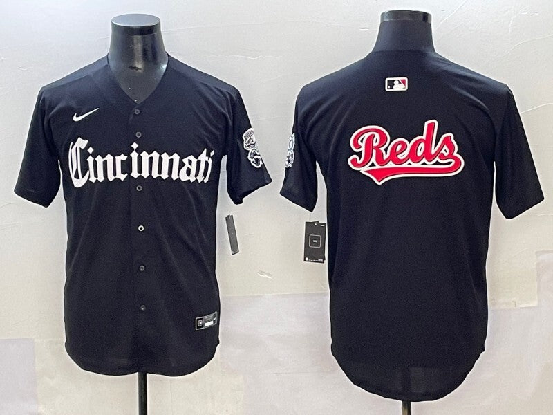 Cincinnati Reds Reds 5 Collaboration Style 3 Baseball Jersey baseball jersey product view 1