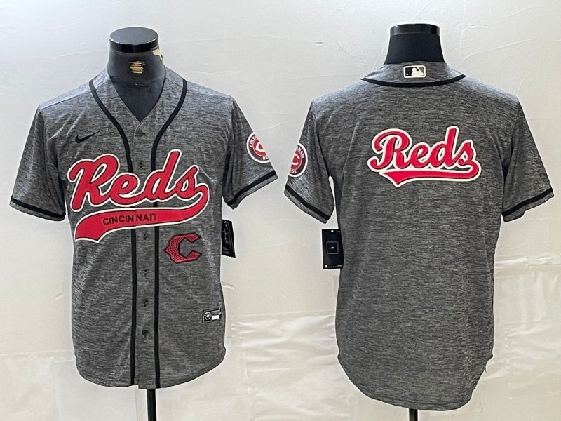 Cincinnati Reds Reds Collaboration Style 1 Baseball Jersey baseball jersey product view 1