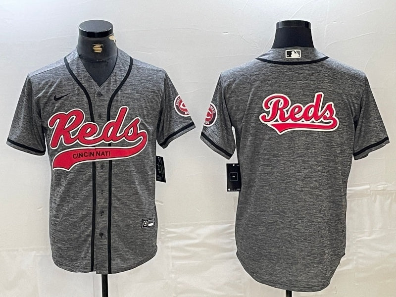 Cincinnati Reds Reds Collaboration Style 2 Baseball Jersey baseball jersey product view 1